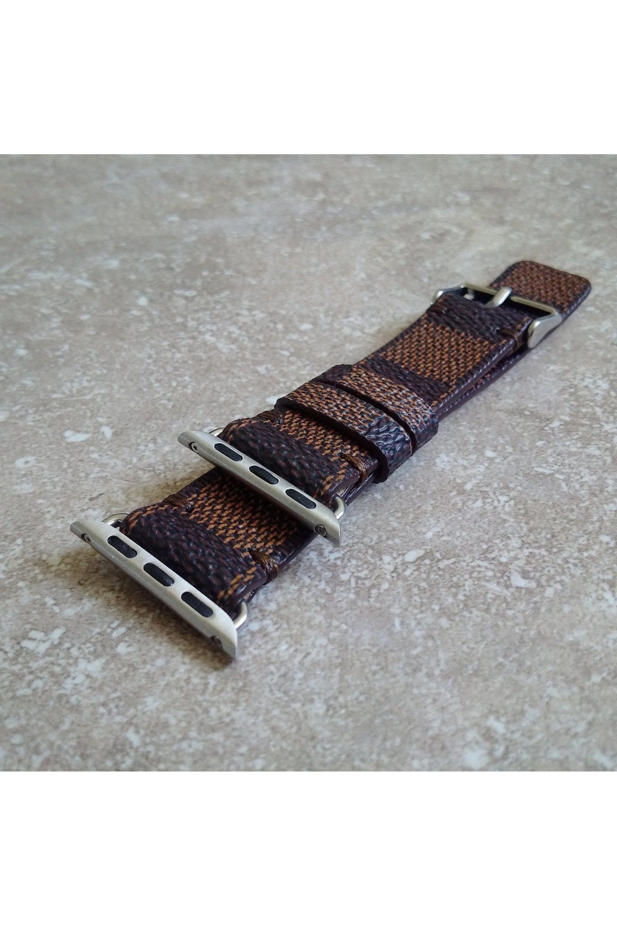 Repurposed Gifts Women - Accessories - Watches Apple Watch Band  Damier LV Monogram Brown