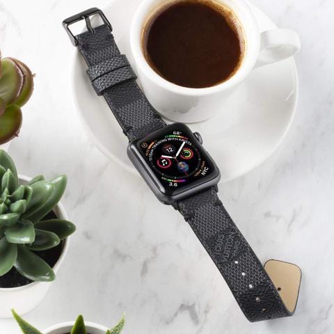 Repurposed Gifts Women - Accessories - Watches Apple Watch Band  Damier LV Monogram Graphite