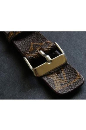 Repurposed Gifts Women - Accessories - Watches Black / 38mm / Gold Apple Watch Band Classic LV Monogram
