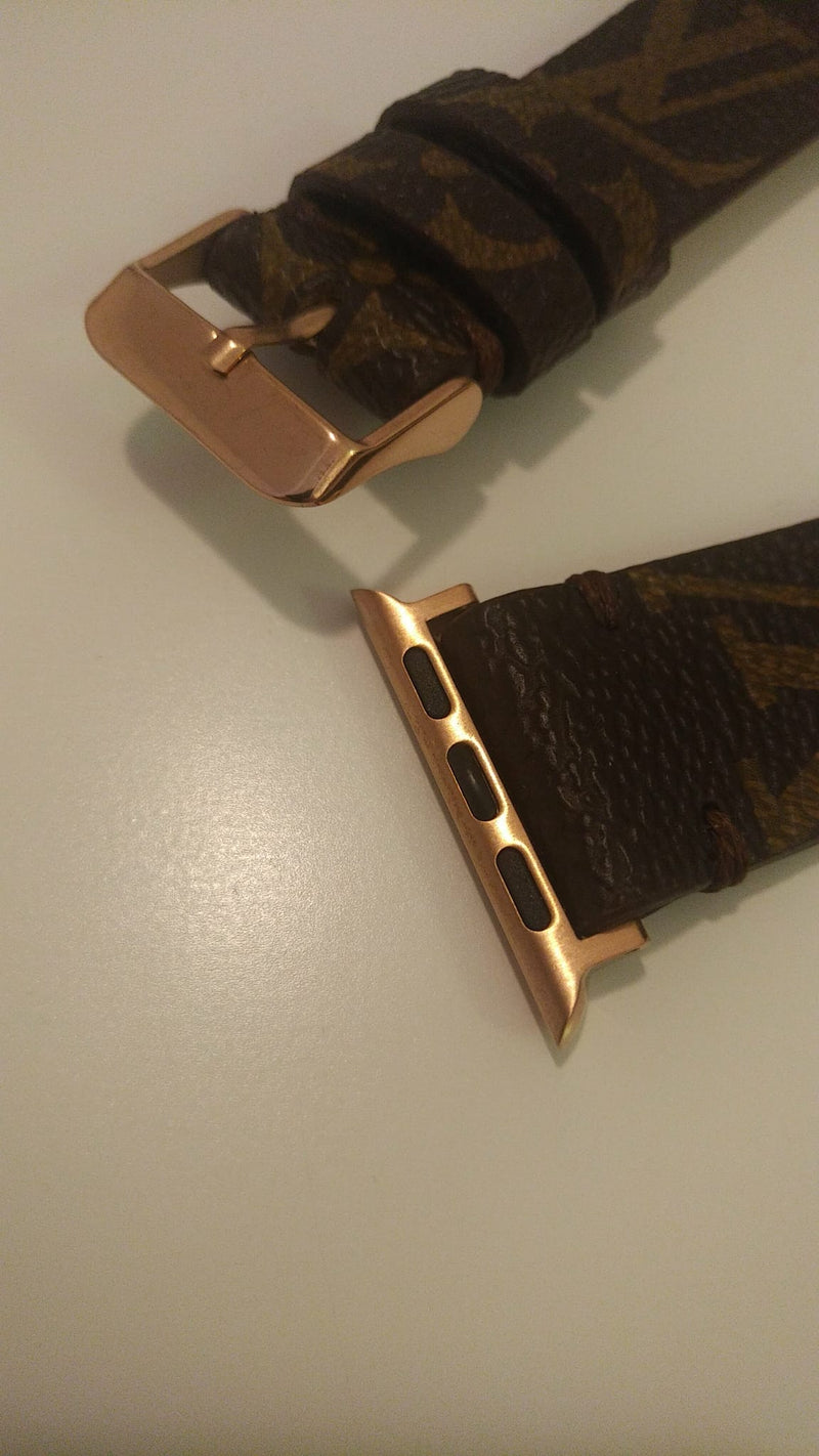 Louis Vuitton Leather Apple Watch Band Series 384041 424445mm  eBay