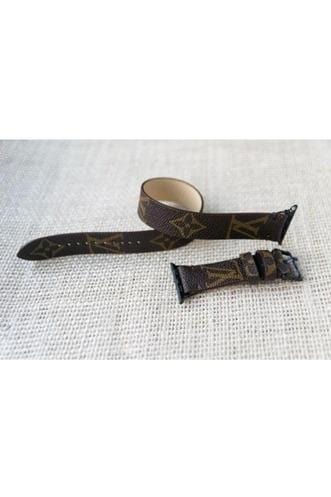 Repurposed Gifts Women - Accessories - Watches LV Apple Watch Band Classic Monogram Double Loop