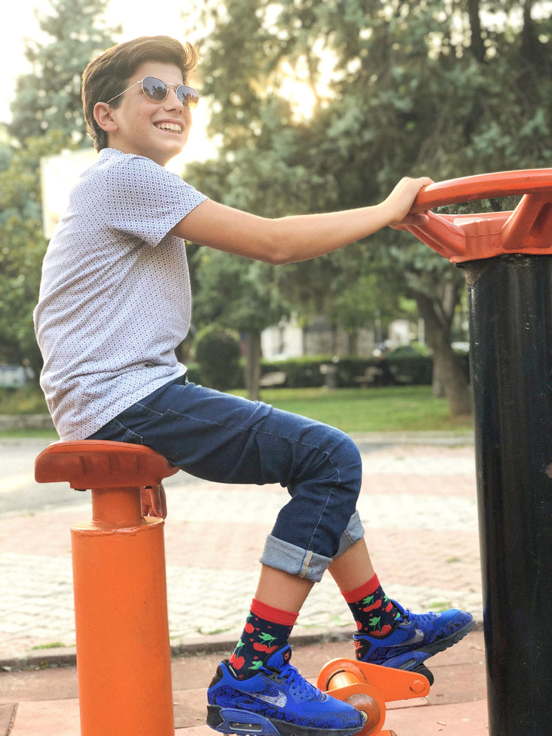 Socks n Socks Kids - Boys - Apparel Socks n Socks Kids Cheerful Fruits Socks
