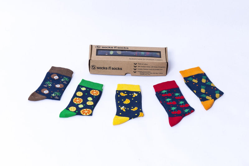 Socks n Socks Kids - Boys - Apparel Socks n Socks Kids Cheerful Fruits Socks
