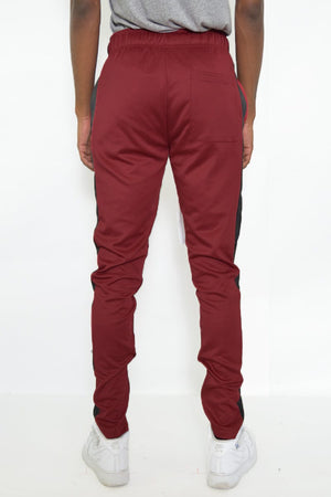 WEIV Men's Fashion - Men's Clothing - Pants - Casual Pants Single Stripe Track Pant