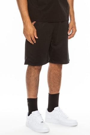 WEIV Men's Shorts BLACK / S Checkered Plaid Design Shorts